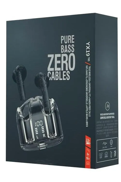 YX19 Transparent Earbuds