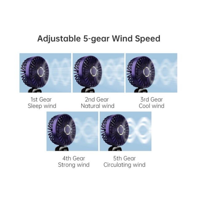 ini Portable Rechargeable Fan 5