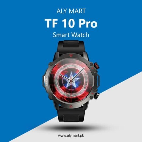 tf 10 pro smart watch black
