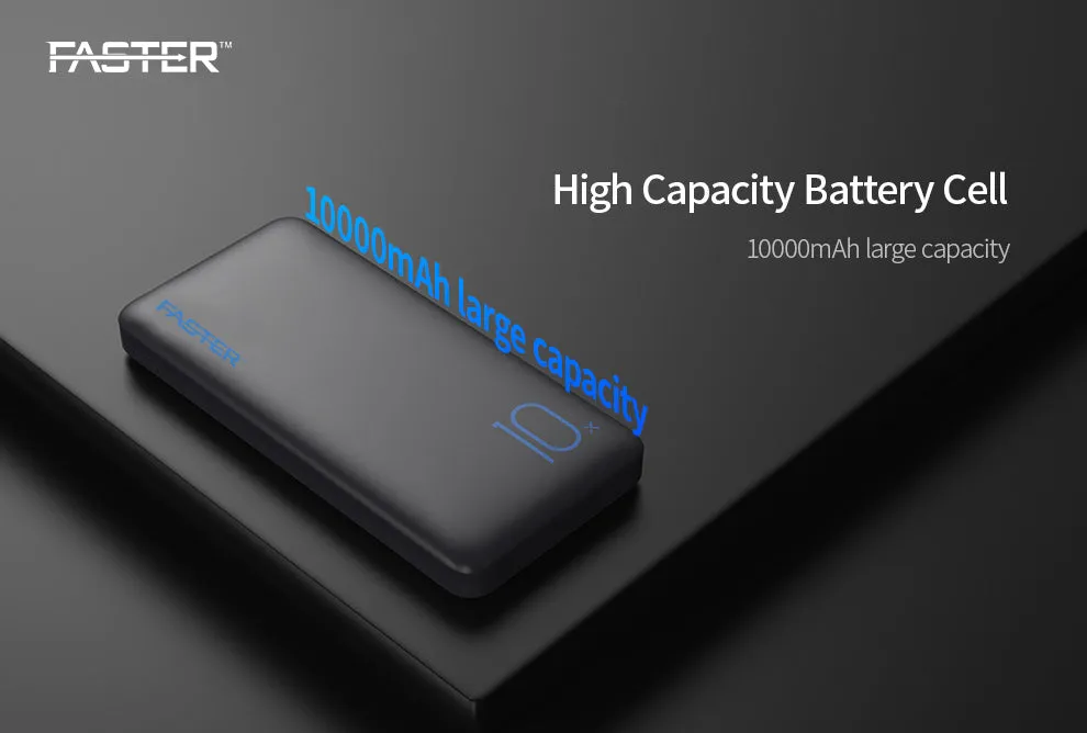 Faster Classic 10000mAh Powerbank