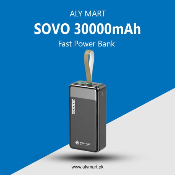 Sovo Power Bank 30000mah Price in Pakistan