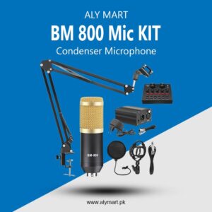 BM 800 Mic with V8 Sound Card & Phantom Power 2024