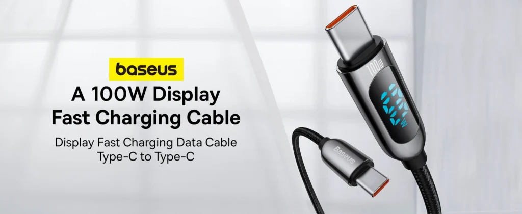 Baseus Type C to Type C 100W Charging Cable