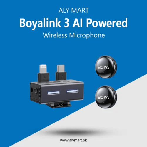 Boyalink 3 AI Powered Button Sized Wireless Mic