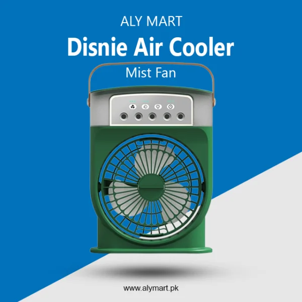 Disnie Rechargeable Air Cooler Fan with Mist Flow