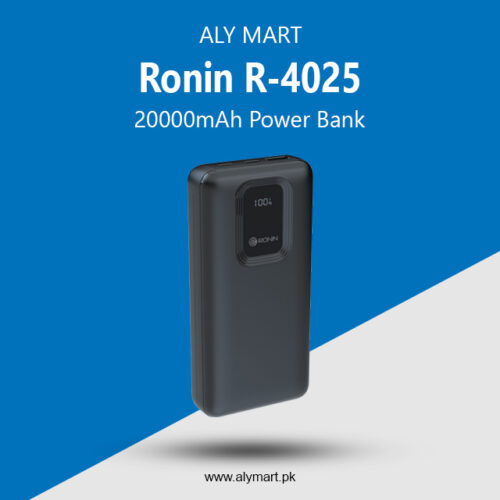 Ronin R-4025 Power Bank 20000mAh with Digital Display