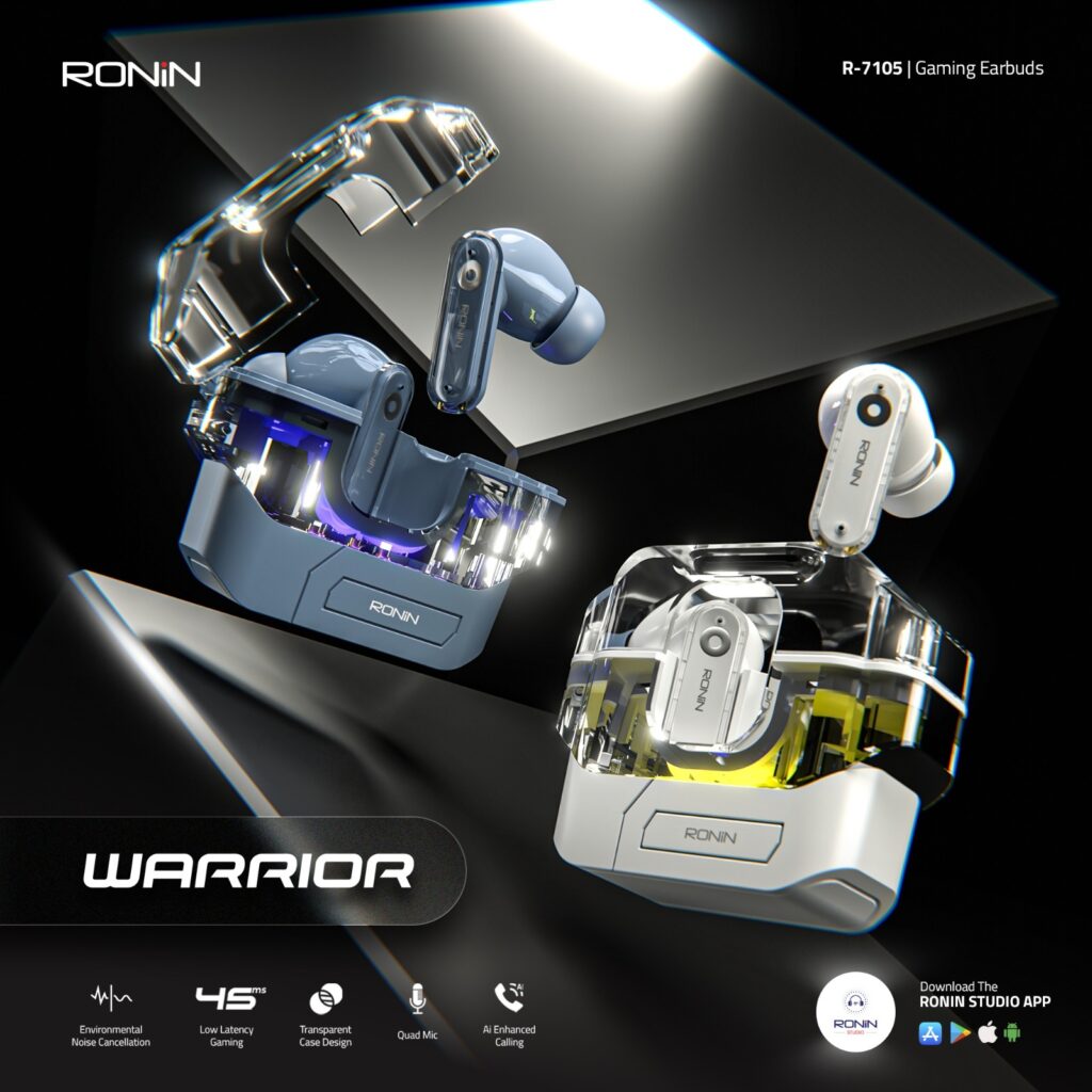Ronin Warrior R-7105 Wireless Earbuds