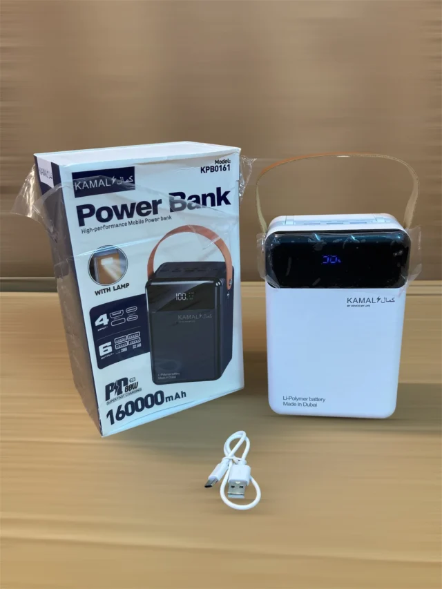 kamal power bank 160000mAh