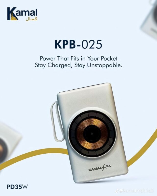 Kamal KPB-025 20000mAh Wireless Power Bank