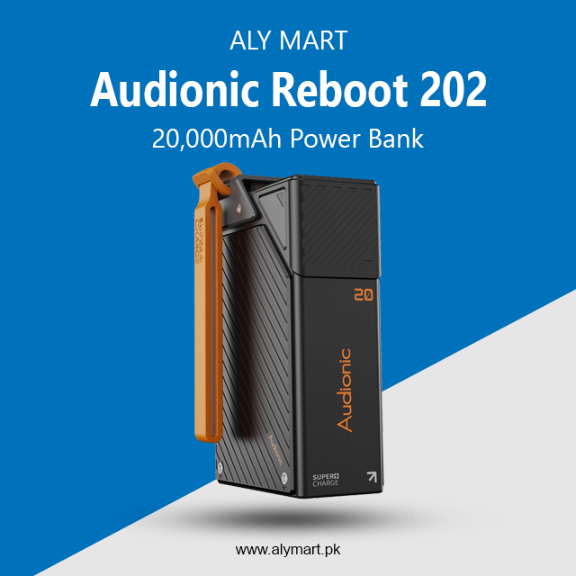 Audionic Reboot 202 Power Bank 20000mAh 65 Watts