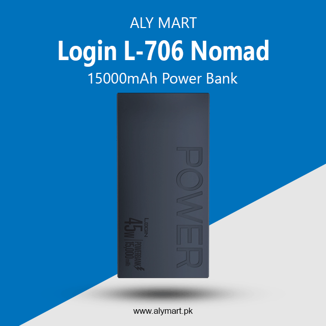 Login L-706 Nomad Power Bank 15000mAh 45W