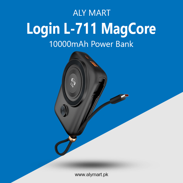 Login L-711 MagCore 10000mAh Power Bank 22.5W