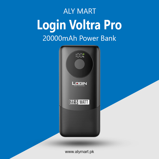 Login Voltra Pro Power Bank 20000mAh