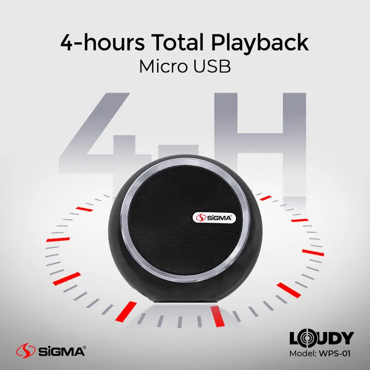 Sigma Loudy Portable Speaker