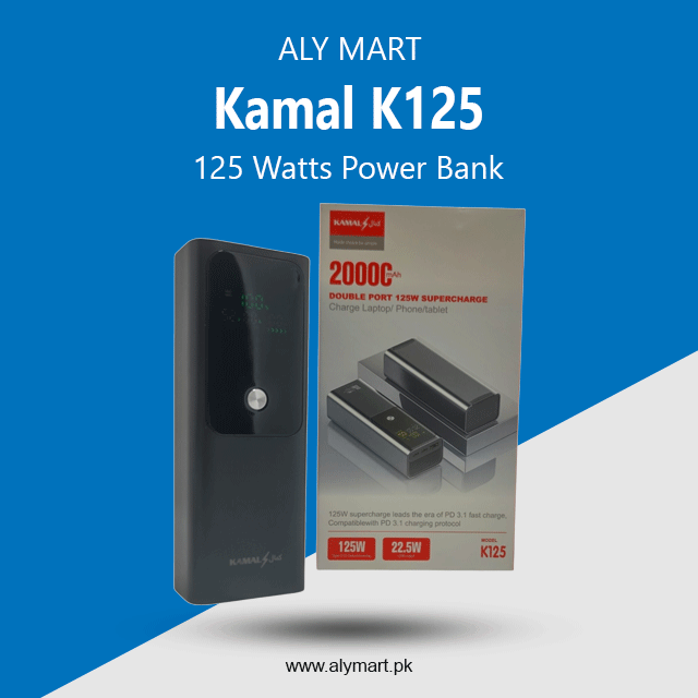 Kamal-K125-Power-Bank-20,000mAh-125-Watts