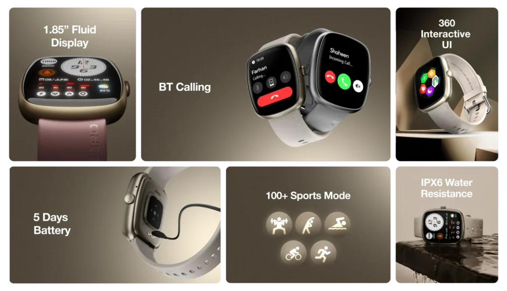 Zero Lifestyle Qube Smart Watch